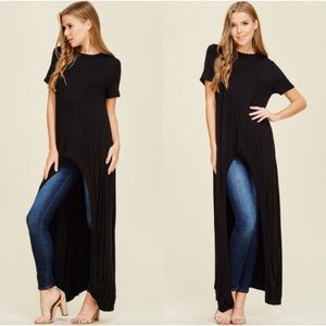 Black High-Low Tunic 3XL